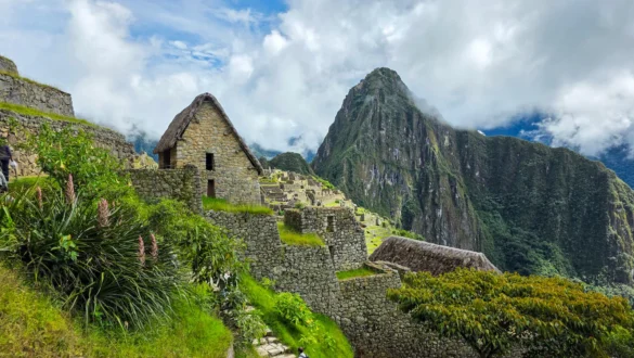 prvi pogled Machu Picchu Peru razgled