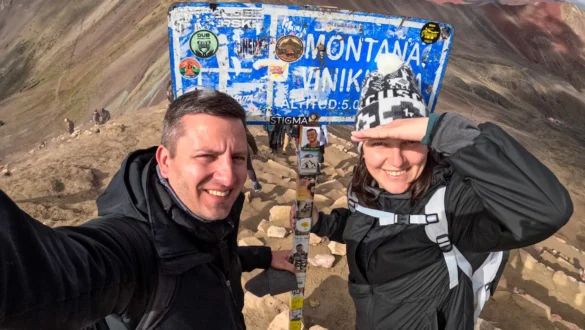 rainbow mountain Peru fotografija par
